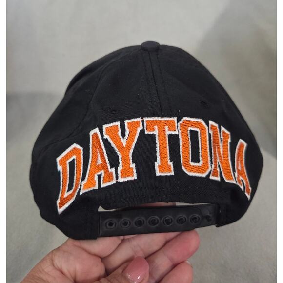 HARLEY DAVIDSON Daytona HAT American Needle Embroidered Black Orange - Picture 3 of 5